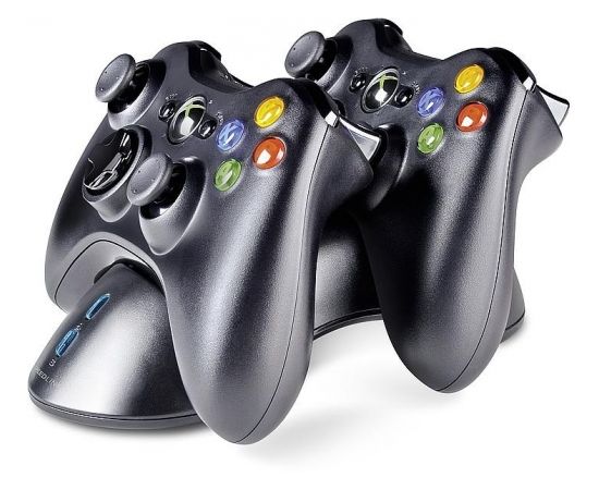 Speedlink USB зарядное устройство Bridge для Xbox 360, черный