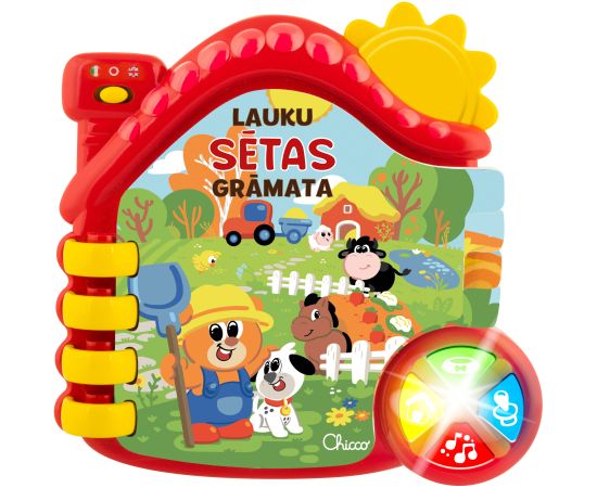 CHICCO Interaktīva grāmata FERMA (Latviešu val.)