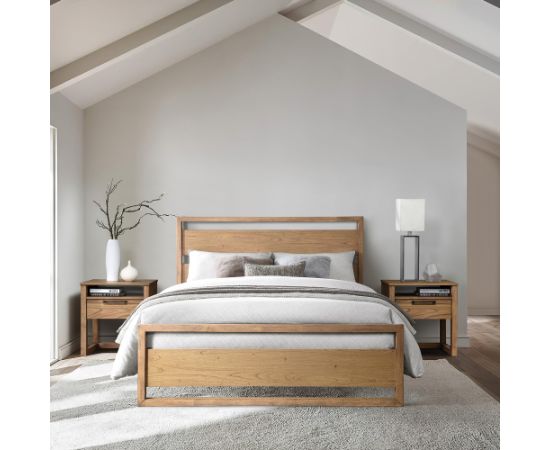 Кровать OZZO 160х200см, светлое дерево