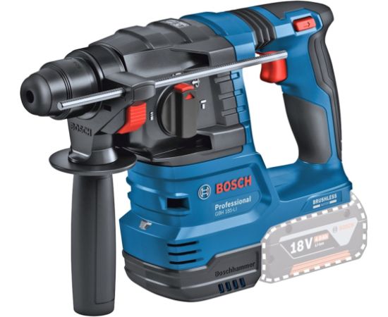 Bosch combination set cordless impact drill GSB 18V-45 + cordless hammer drill GBH 18V-22 (blue, 2x Li-ion battery 4.0Ah, tool bag)  Elektroinstrumentu komplekti