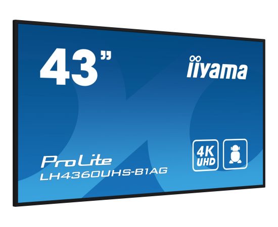 Monitor iiyama ProLite LH4360UHS-B1AG Industriālie monitori IPS / DSP / Public / Info Displays