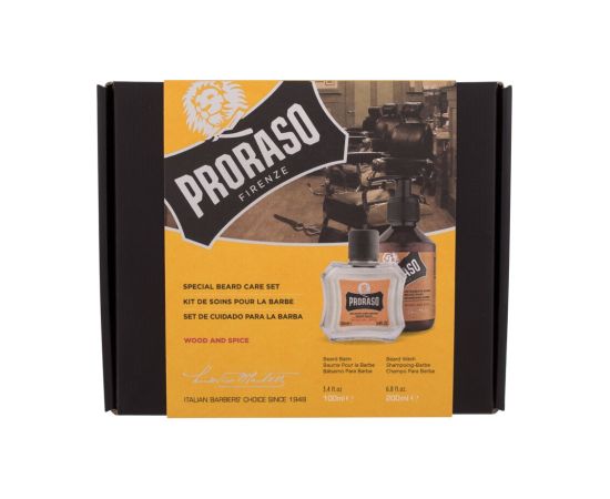 Proraso Wood & Spice / Special Beard Care Set 200ml