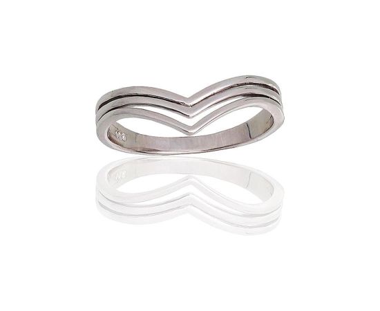 Sudraba gredzens #2101786(PRh-Gr), Sudrabs 925°, rodijs (pārklājums), Izmērs: 17.5, 2 gr. Sieviešu