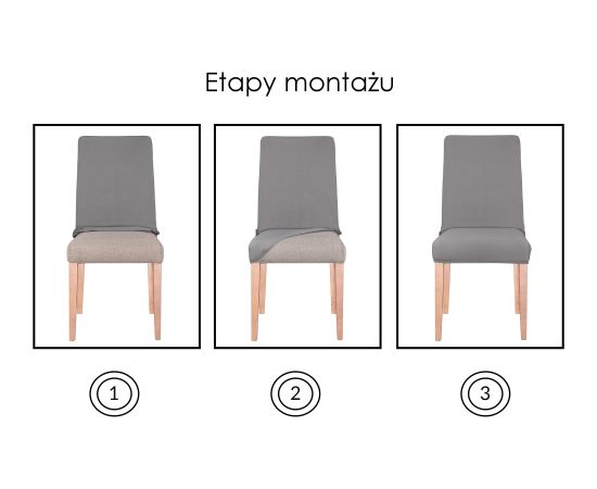 Springos HA0007 ЧЕХОЛ ДЛЯ СТУЛА ИЗ СПАНДЕКСА Принадлежности для мебели