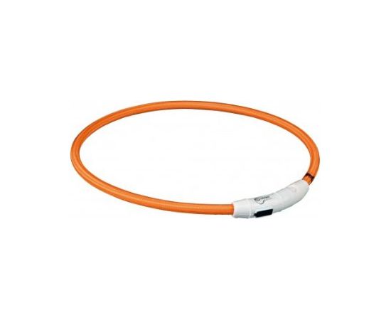 Trixie Pierścień z lampą błyskową USB, M–L: 45 cm/o 7 mm, pomarańczowy