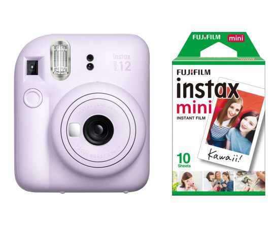 Fujifilm Instax Mini 12, lilac purple + пленка