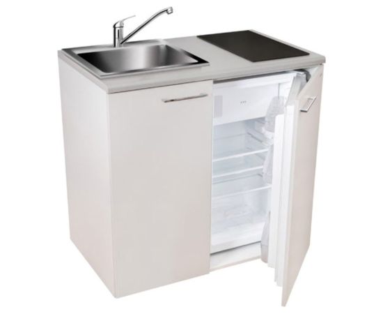 MPM SMK-03 - mini kitchen, 4-in-1 household appliance set Ledusskapji, iebūvējami