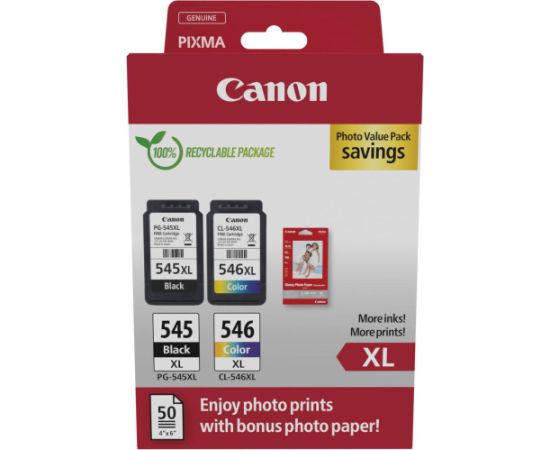 Canon ink PG-545 XL/CL-546XL Value Pack