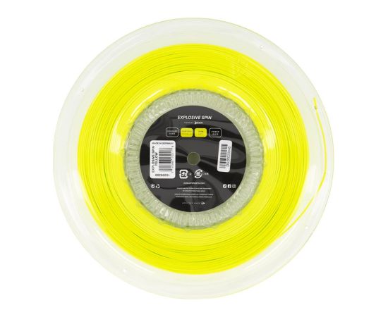 Tennis string Dunlop EXPLOSIVE SPIN 1.30mm 200m PE monofilament hexagonal yellow Teniss