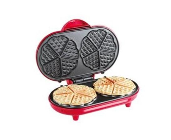 DomoClip Waffle maker DOP144 1000 W, Dual heart, Number of waffles 2