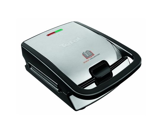 TEFAL SW852D12 Sandwich and Waffle Maker Inox/Black, 700 W, Number of plates 2,