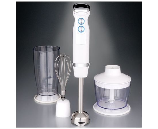 Hand Blender Gastroback 40974 White, Hand Blender, 800 W, Number of speeds 10, Shaft material Stainless steel