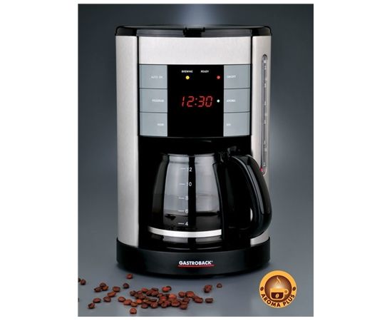 Gastroback Design Coffee Aroma Plus  42703 Coffee maker type Drip, 950  W, Black, Silver
