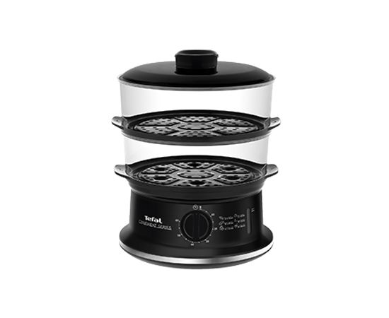 TEFAL VC1401 Black, 900W tvaicētājs Convenient, 2 līmeņi, 6L