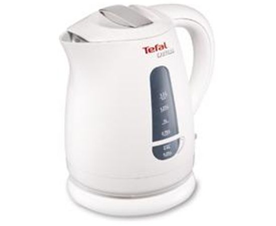 TEFAL KO2991 Standard kettle, Plastic, White, 2200 W, 360° rotational base, 1.5 L