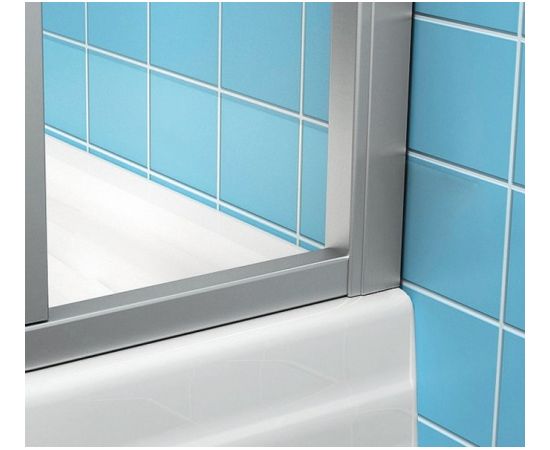 Ravak ASDP3-120 white+polystyrene Pearl Shower door