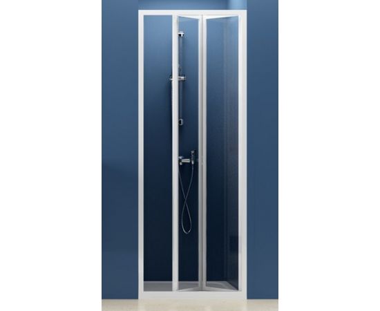 Ravak SDZ2-70 white+glass Transparent Shower door
