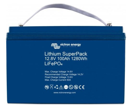 Victron Energy Victron Energy LiFePO4 SuperPack BAT512110710 12,8V/100Ah-batteri Аккумуляторные электростанции