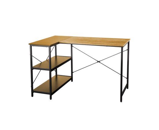 Письменный стол HEDVIG 120x80xH76см, дуб/черный
