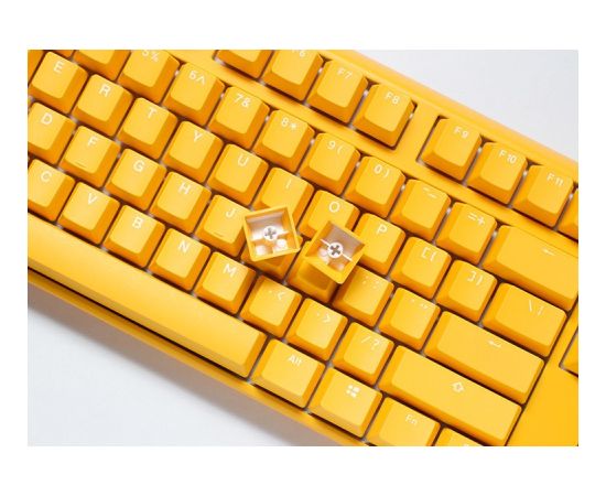 Ducky One 3 keyboard Gaming USB QWERTY English Yellow Klaviatūras