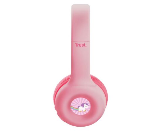 TRUST 25274 Nouna Wireless Kids Headphones Pink