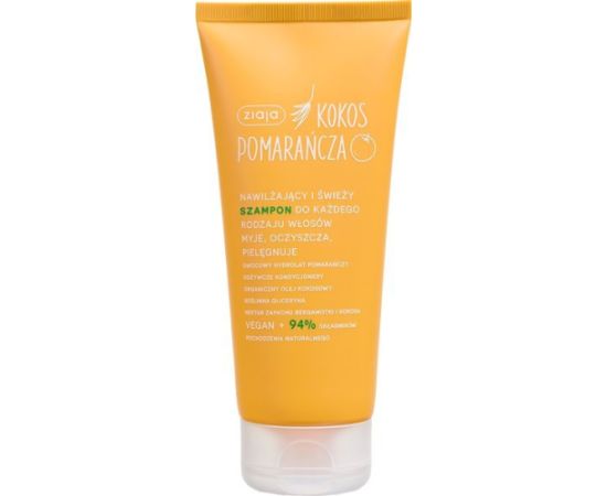 Ziaja ZIAJA Kokos Pomarańcza nawilżający i świeży szampon do każdego rodzaju włosów 200ml