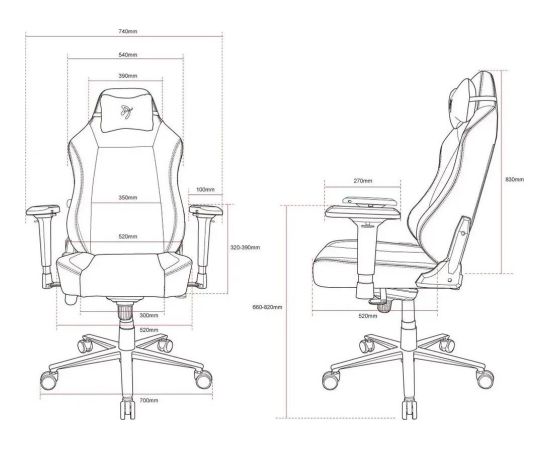 Krzesło biurowe Arozzi Arozzi PRIMO-PREM-AE krzesło obrotowe Obite siedzisko Obite oparcie Офисные стулья
