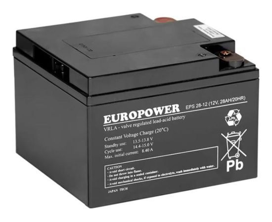 Europower Akumulators AGM  EPS 12V 28Ah