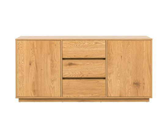 Комод SACHA 160x40xH80см, меламин с декором дуба