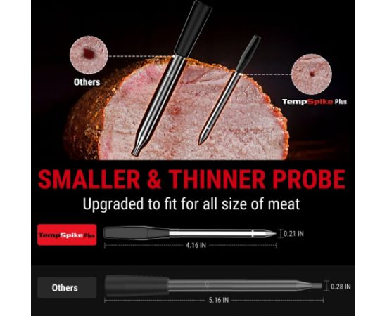 ThermoPro TP970W digitālais pārtikas termometrs Grilu piederumi