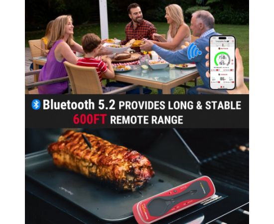 ThermoPro TP970W digitālais pārtikas termometrs Grilu piederumi