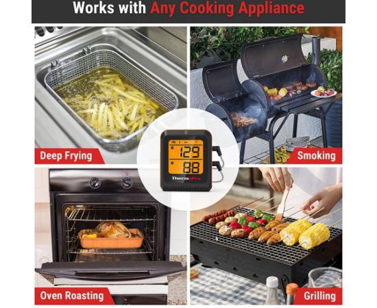 ThermoPro TP920W digitālais pārtikas termometrs Grilu piederumi