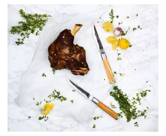 Steika nažu komplekts Forged Olive Naži