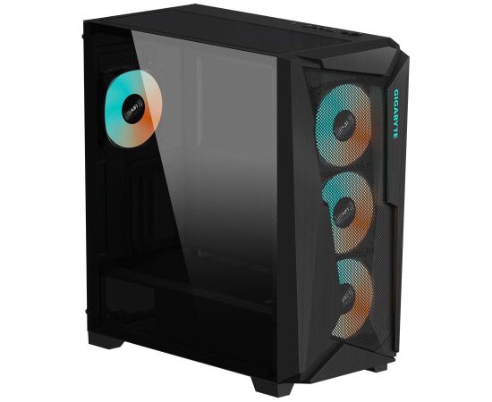 Case GIGABYTE C301G V2 BLACK MidiTower Case product features Transparent panel Not included ATX EATX MicroATX MiniITX Colour Black C301GV2
