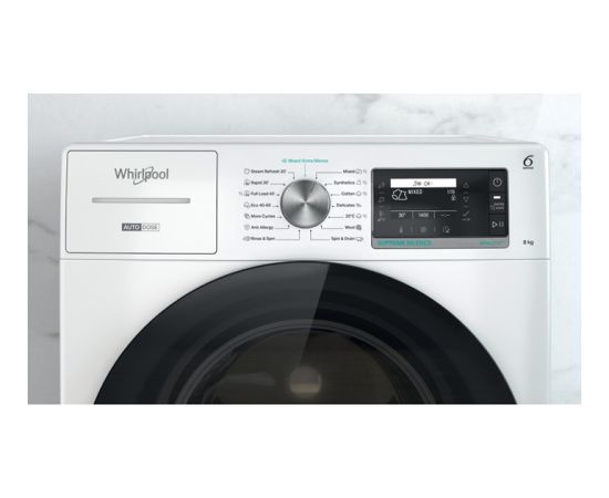 Whirlpool W8X 89AD SILENCE EE veļas mazg. maš. 8kg 1400rpm AutoDose