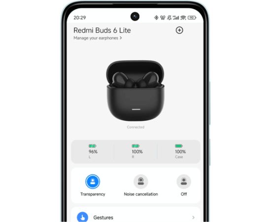 Xiaomi austiņas Redmi Buds 6 Lite, blue