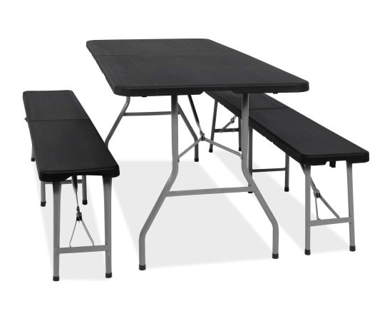 Стол складной с 2 ​​скамейками Springos GF0098 180 х 74 х 74 см