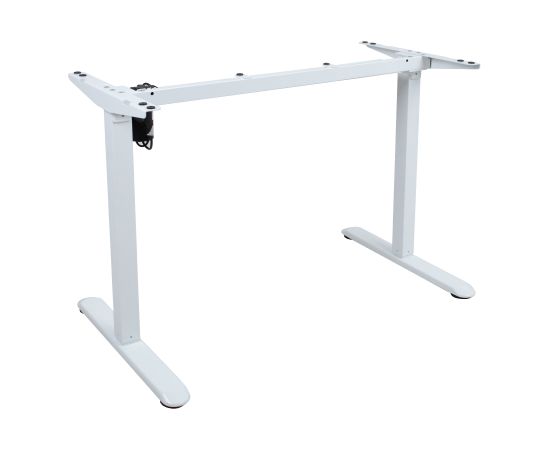 Table leg ERGO LIGHT with 1 motor, white
