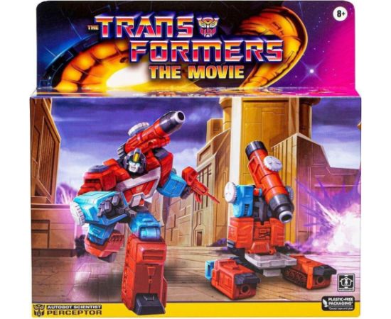 Hasbro Fans The Transformers The Movie: Autobot Scientist - Perceptor Retro Action Figure (14cm) (F6946)