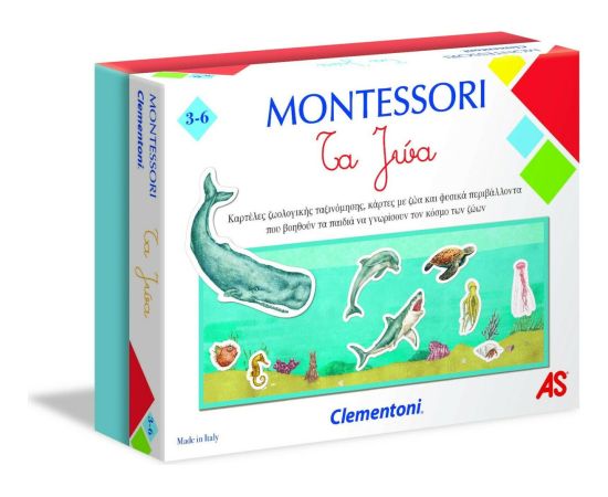 Clementoni AS Clementoni Montessori - Τα Ζώα (1024-63224) Развивающие игры