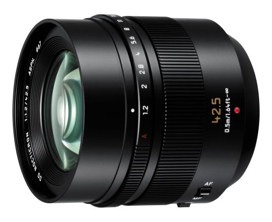 Panasonic Leica DG Nocticron 42,5мм f/1.2 ASPH. Power O.I.S. объектив, черный Объективы
