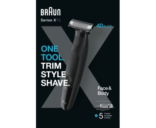 Гибридный триммер Braun Series XT 3200 Face+Body