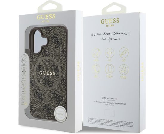 Guess GUHMP16MG4GFRW Чехол для Apple iPhone 16 Plus