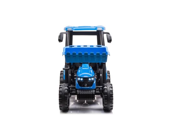 Lean Cars Battery-operated tractor with trailer Hercules Blue 24V Bērnu elektriskās automašīnas