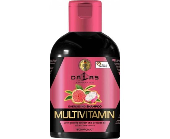 DALAS_Multivitamin Shampoo szampon do włosów matowych i osłabionych 1000g Šampūni
