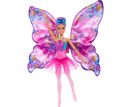 Barbie lelle Mattel Butterfly balerīna 2-in-1 lelle ar izlaižamiem spārniem (HXJ10)