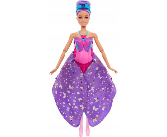 Barbie lelle Mattel Butterfly balerīna 2-in-1 lelle ar izlaižamiem spārniem (HXJ10)