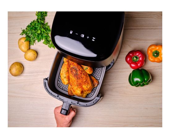 Tefal Easy Fry Max EY2453 Single 5 L Stand-alone 1500 W Hot air fryer Green Taukvāres katli