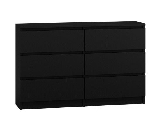Top E Shop Topeshop M6 120 CZERŃ chest of drawers