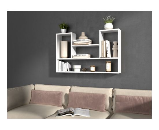 Top E Shop BILBAO 4P hanging rack 100x16x60 cm, white